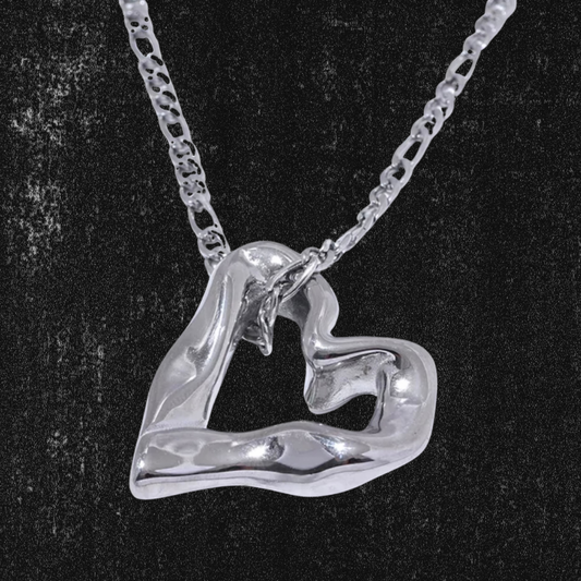 Hollow Heart Necklace