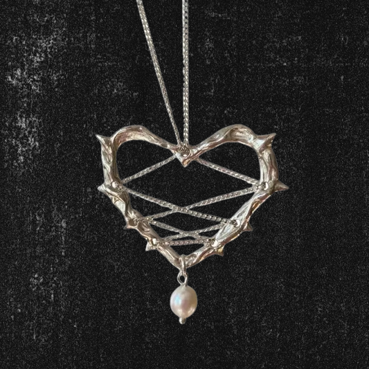 Webbed Heart Necklace